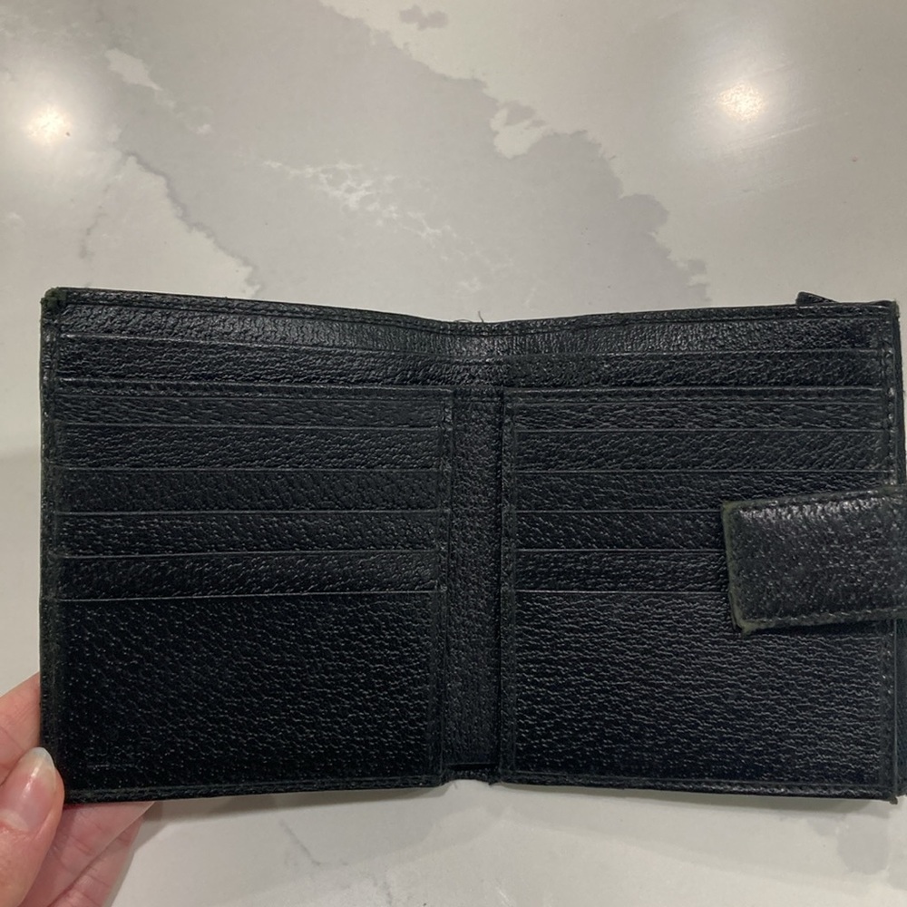 Gucci GG Canvas Leather Bifold Wallet Brown - Picture 7 of 11
